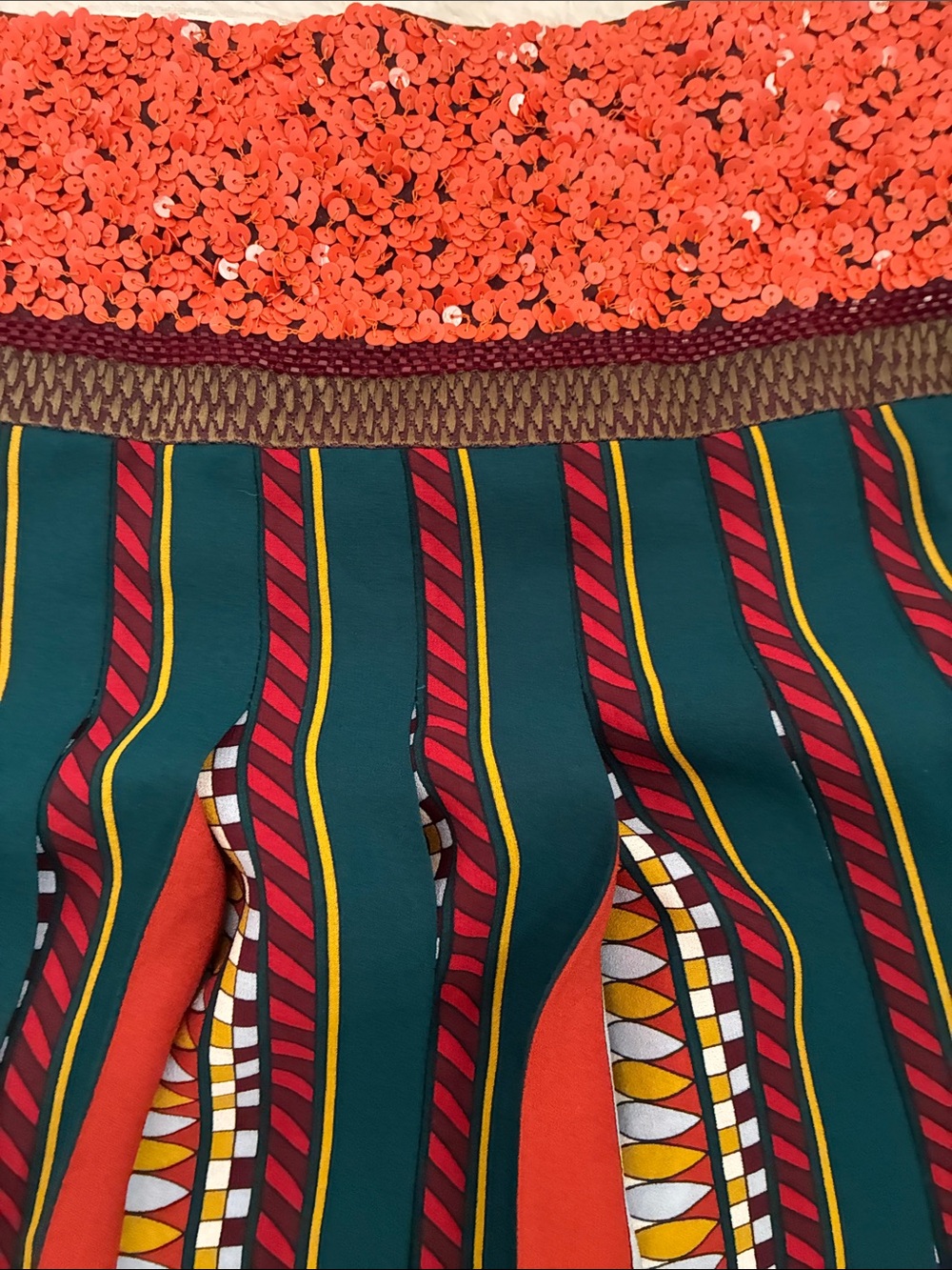 Tory Burch Silk Midi Skirt - Picture 2 of 5